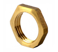Гайка стопорная, латунная ELSEN, без фланца В.Р.  ф 3/4" 