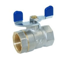 Кран шаровой эконом бабочка, ф 1/2" В. В.  Tim