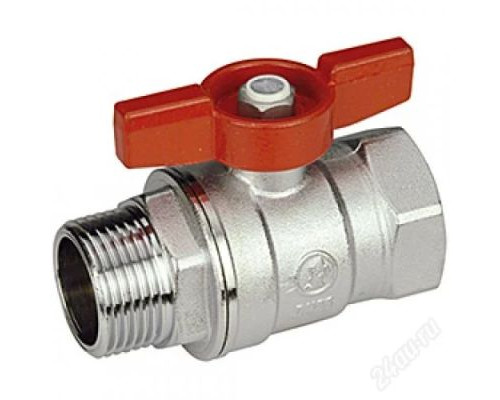 Кран шаровой полнопроходной R854, В/Н, ручка бабочка 1/2" Giacomini купить с доставкой