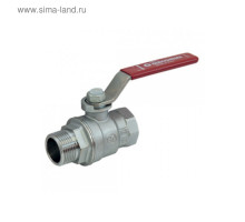 Кран шаровой полнопроходной, R854L, В/Н,  ручка рычаг, 2 Giacomini