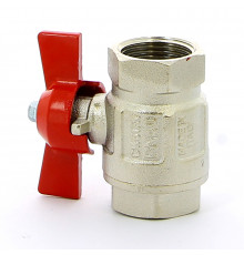 Кран шаровой полнопроходной, В/В, ручка бабочка 3/4" PN 40 Itap IDEAL
