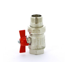 Кран шаровой с американкой, В/Н, ручка бабочка 1" PN 40 Itap IDEAL