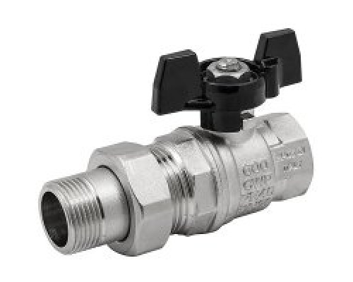 Кран шаровой с на. га. Н.В, ручка бабочка Strong T ELSEN ф 1/2" купить с доставкой