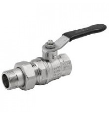 Кран шаровой с на. га.   Н.В,ручка рычаг Strong T  ELSEN  ф 1 1/4"