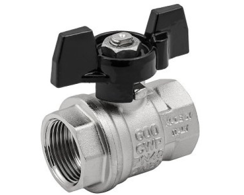 Кран шаровой В.В, ручка бабочка Strong T ELSEN ф 1/2" купить с доставкой
