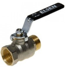 Кран шаровой  В.В,ручка рычаг Strong T  ELSEN  ф 1 1/4"