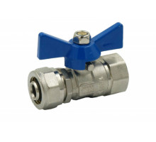 Кран шаровый (бабочка) МП 16Цх1/2", Tim