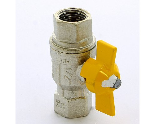 Кран шаровый усиленн для газа, В. В, ручка бабочка BERLI ф 1/2" Itap купить с доставкой