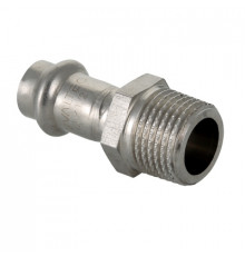 Муфта комб. под пресс нержавейка VTi.901, VALTEC ф 35х1  Н. Р. 