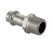 Муфта комб. под пресс нержавейка VTi.901, VALTEC ф 42х1 1/2"   Н. Р. 