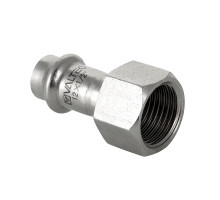Муфта комб. под пресс нержавейка VTi.902, VALTEC ф 18х1/2"  В. Р. 