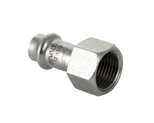 Муфта комб. под пресс нержавейка VTi.902, VALTEC ф 22х1/2" В. Р. купить с доставкой