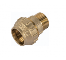 Муфта латунная обжимная для труб ПНД, ф 32х1 1/4 Н. Р.  Zeissler  