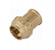 Муфта латунная обжимная для труб ПНД, ф 32х1 В. Р.  Zeissler  