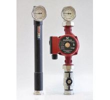 Нассосная группа с прямым контуром 1" , без насоса ROMMER  ф 1х1 1/2"