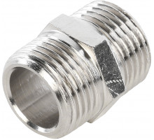Ниппель никелированный STOUT 1/4"