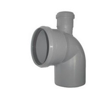 Отвод канализационный, ф 110-50 мм 90° прямой