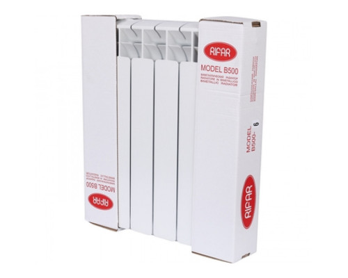 Радиатор биметалл Rifar BASE VENTIL VR 500 x3/4", 9 секции 1773вт купить с доставкой