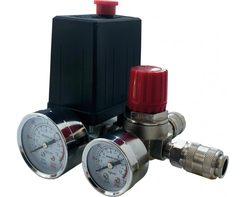Реле давления для компресора - 220V 2 быстросемный выхода, PEGAS купить с доставкой