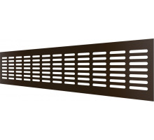  Решетка переточная AL с анодированным покрытием 480x80, Dark bronze