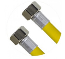 Шланг для газа в оплётке с PVC покрытием Г. Г. ф 1/2" Длина 1,2м, Tim