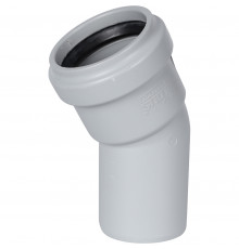 Шумопоглощающая канализация отвод, Ду 58, 30° STOUT