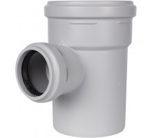 Шумопоглощающая канализация тройник, Ду 110х58, 87,5° STOUT