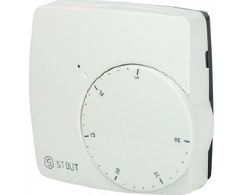 Термостат WFHT-BASIC со светодиодом, норм. откр. STOUT купить с доставкой