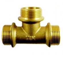 Тройник латунный Tim наружняя резьба 1"1/2х1"1/2х1"1/2