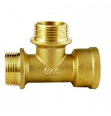 Тройник латунный Tim внут/наруж/наруж. резьба 1/2"х1/2"х1/2"