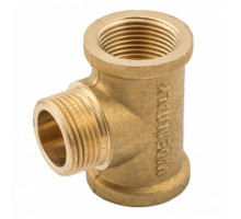 Тройник  латунный В. Н. В. Metalit, равнопроходной ф 1/2"
