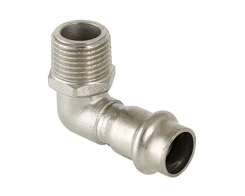 Угол комб. под пресс нержавейка VTi.953, VALTEC ф. 15х1/2" -90* Н. купить с доставкой