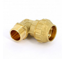 Угол латунный обжимной для ПНД,  3464CR  Tiemme  ф 50х1 1/2" Н. Р.