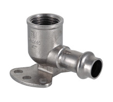  Водорозетка  под  пресс нержавейка VTi.954, VALTEC  ф. 12х1/2"
