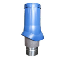 Выход вентиляционный, изолированный  VWO, Blue, ф 125х160  Эра