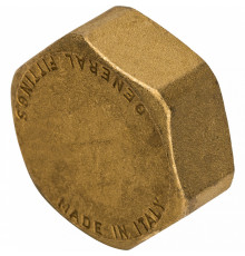 Заглушка латунная STOUT с внутренней резьбой 1/2"