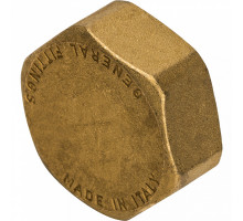 Заглушка латунная STOUT с внутренней резьбой 3/4"